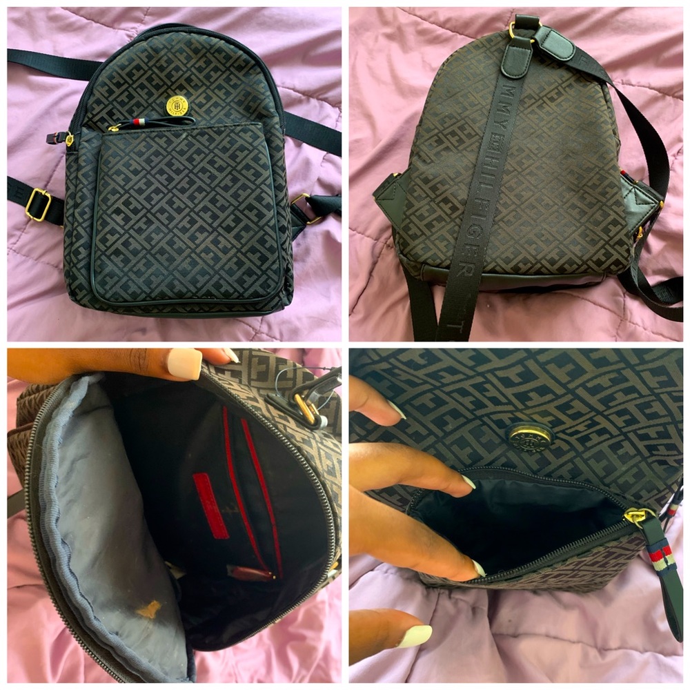 ✨Black Tommy Hilfiger Mini Backpack✨